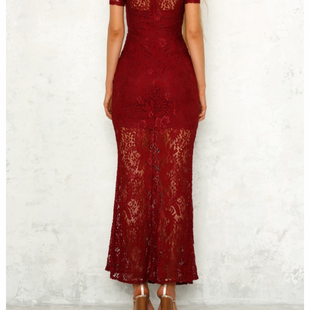 ROOM SERVICE MAXI DRESS WINE